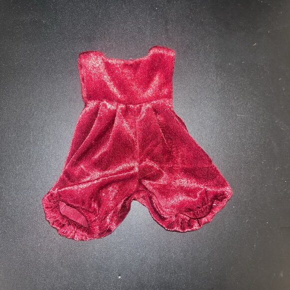 TY 1993 Attic Treasures LILLY THE LAMB With Red Velour Outfit Plush Stuffed Toy - Picture 15 of 15